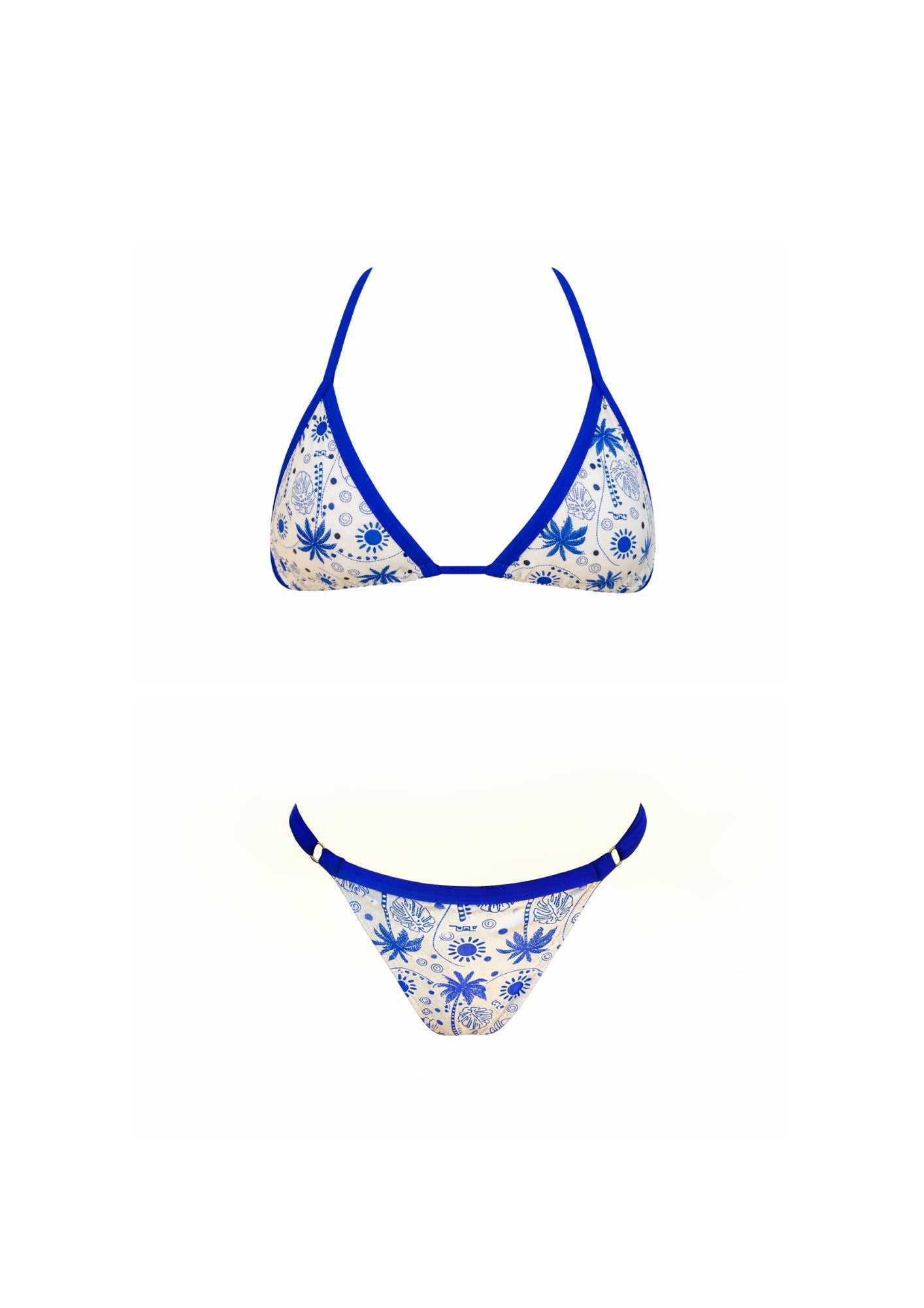 Tropical Blue - Brazilian Bottom Triangle top
