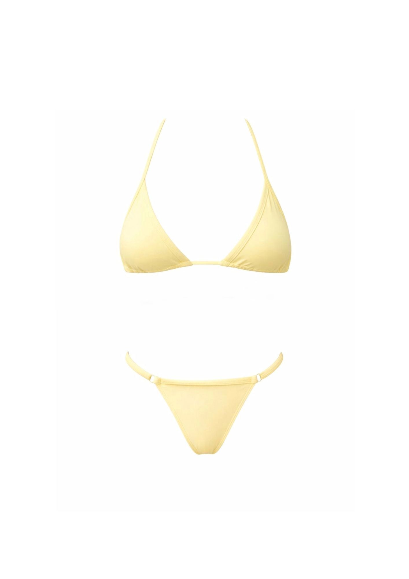 Butter yellow - Brazilian Bottom Triangle Top