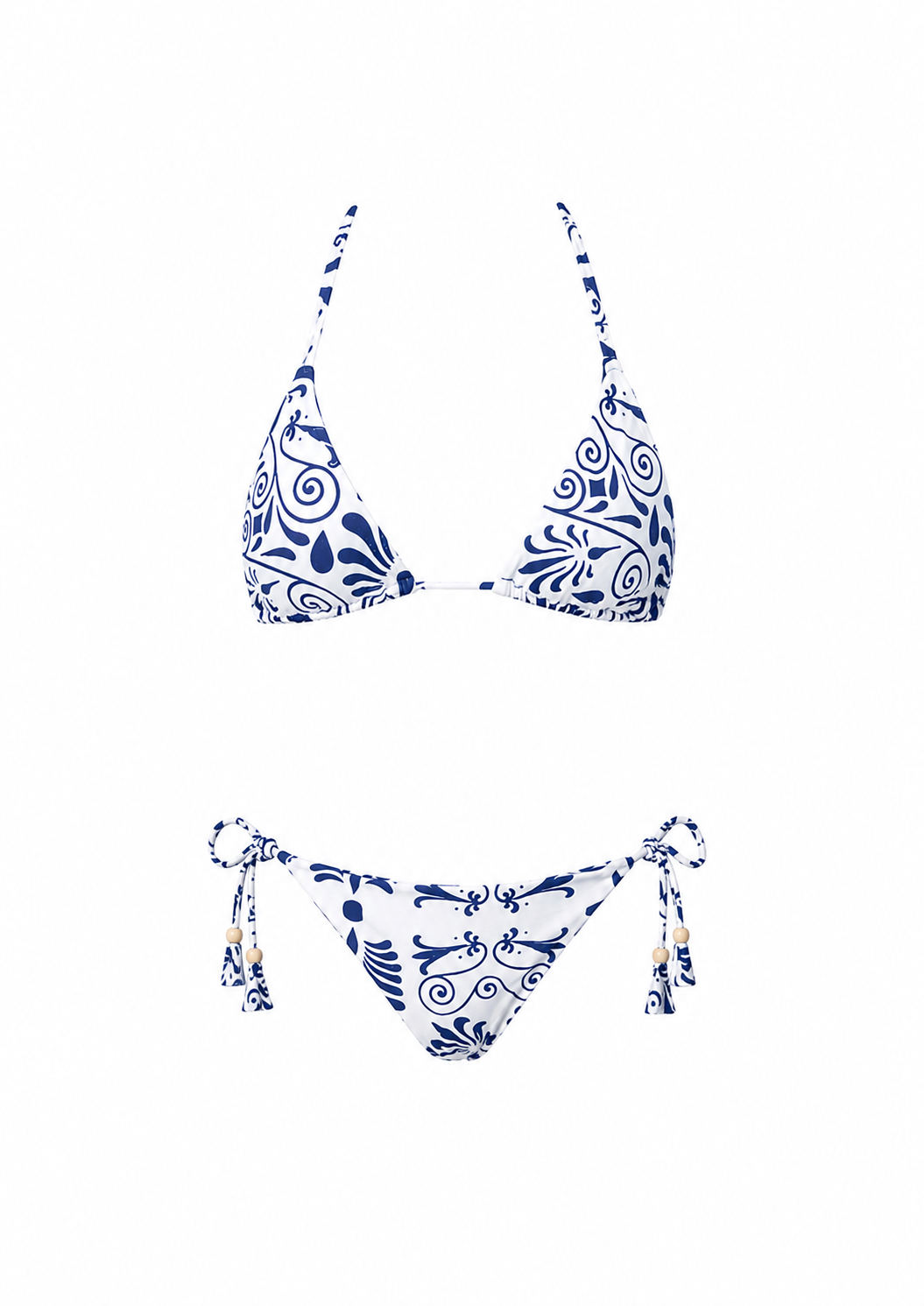 Coastal Muse - Tie Bottoms Triangle Top